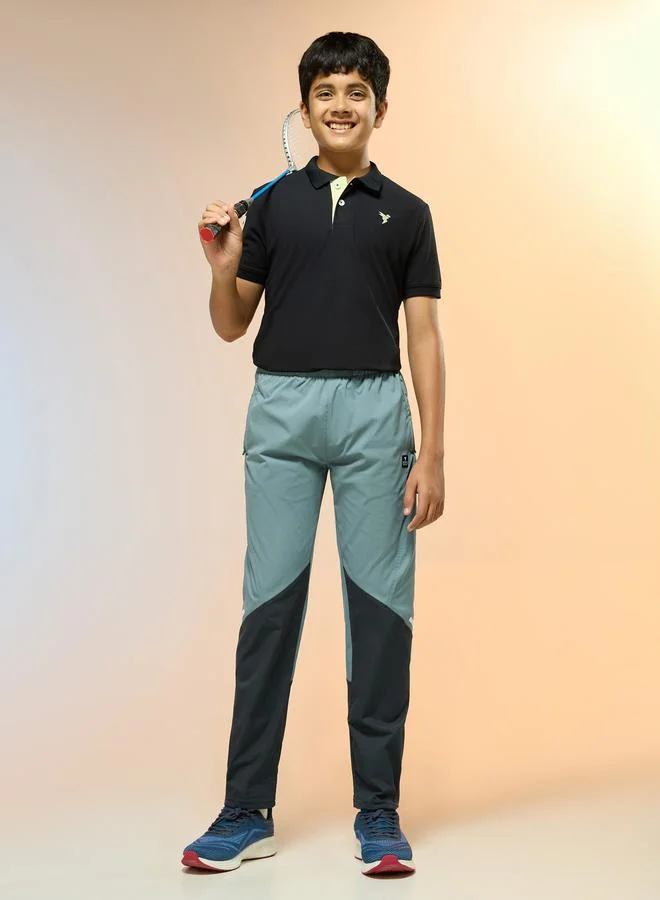 Technosport  Boys Color Block Slim Fit Sports Track Pants for Men | Best Price UAE